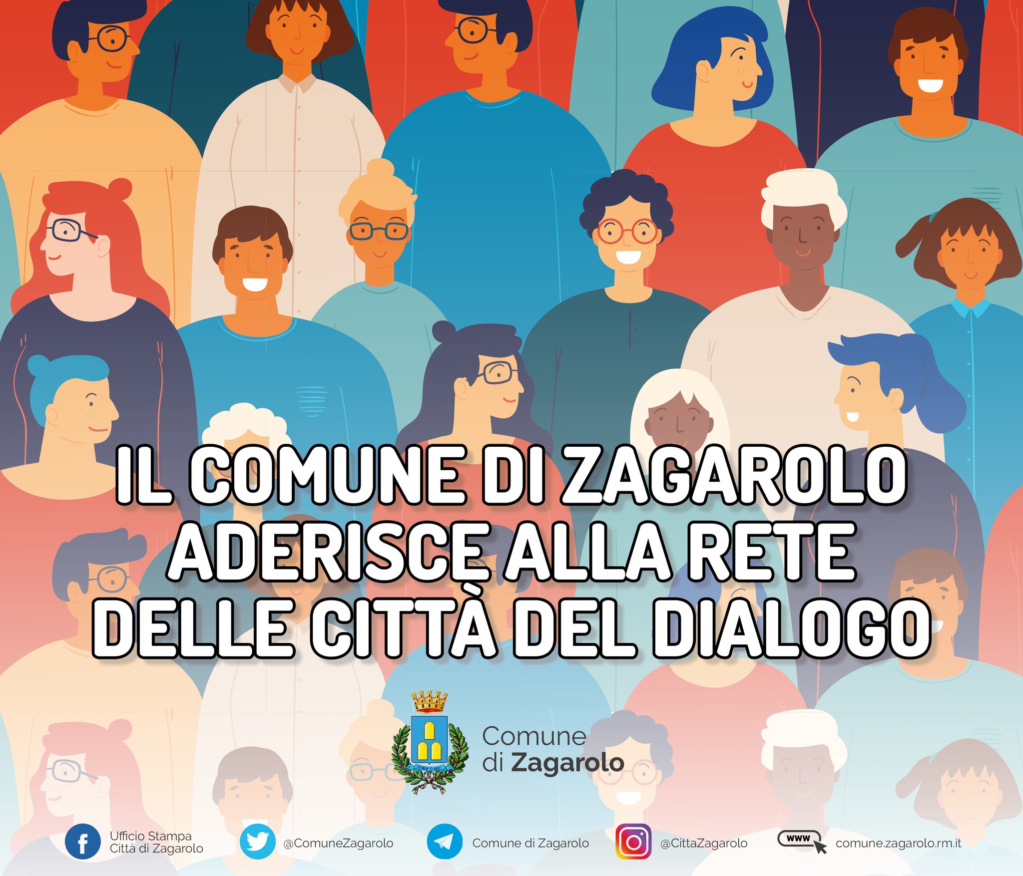Zagarolo aderisce alla rete italiana delle città del dialogo