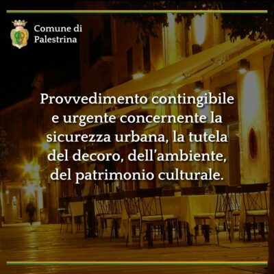 Ph. Credit: Comune di Palestrina