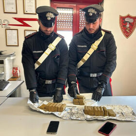 20 panetti di hashish