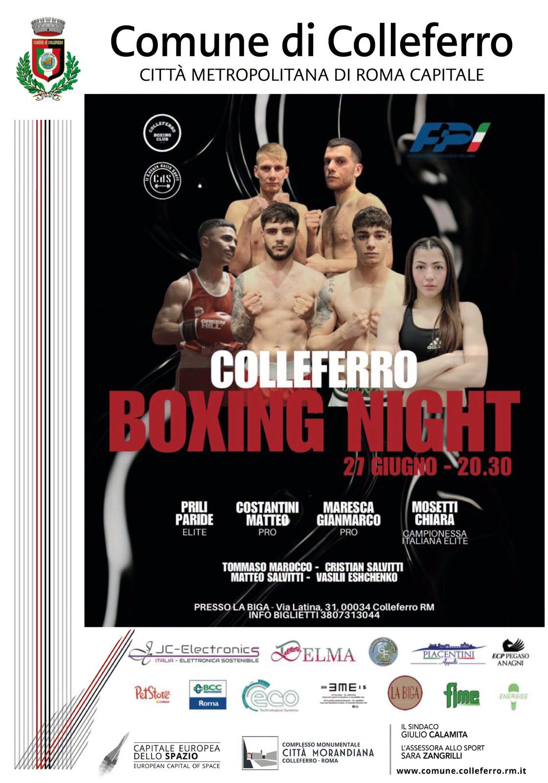 colleferro boxing night