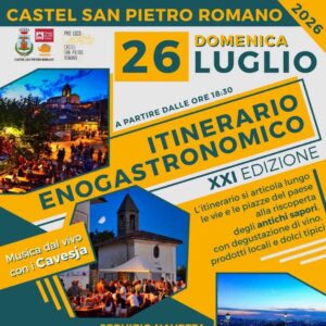 itinerario enogastronomico