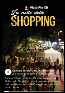 notte dello shopping